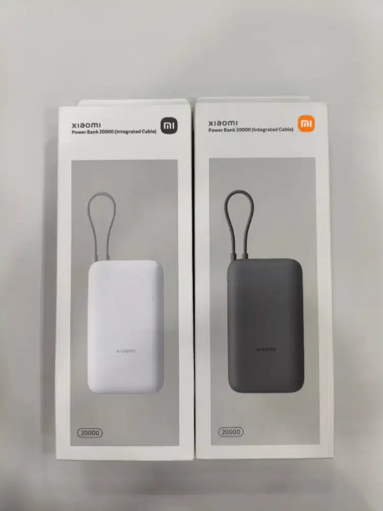 READY STOK !! PowerBank 20.000 ( Integrated Cable )