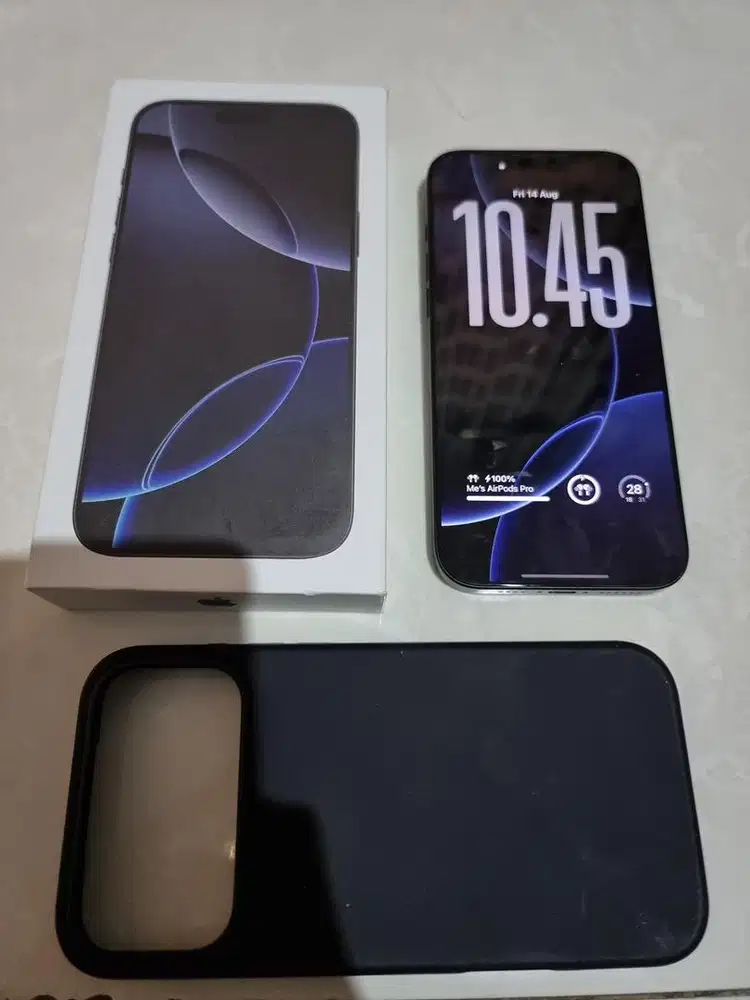 Iphone 16 promax 256gb black titanium all operator 5G simlock fullset