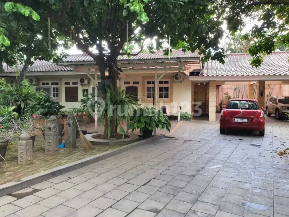Rumah Halaman Luas dan Sangat Asri di Radio Dalam