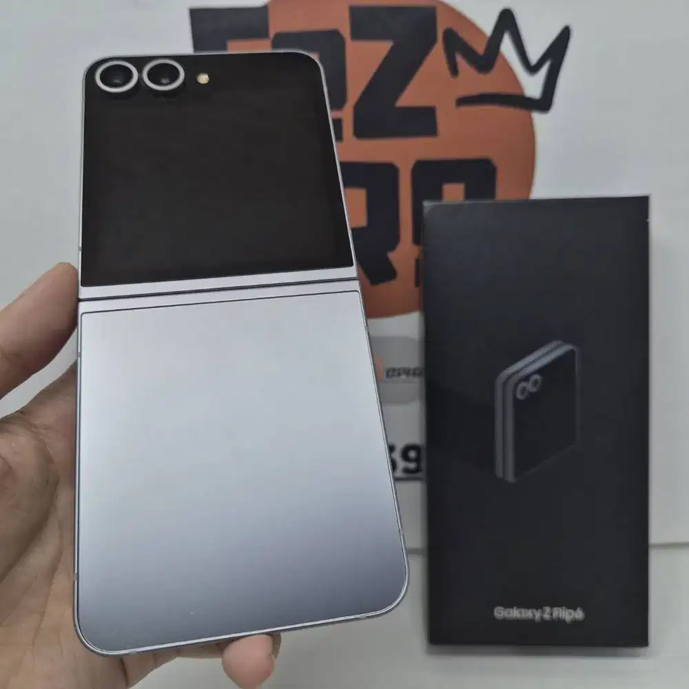 Samsung Galaxy Z Flip 6 12/256GB Silver No Minus No Kendala FULLSET