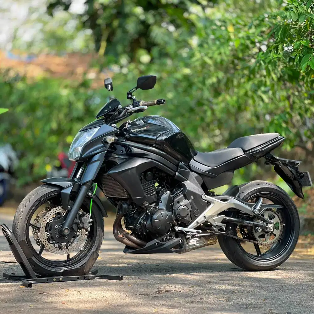 KAWASAKI ER6N 650 2012 HITAM KM 20K PAJAK PANJANG FULL ORI