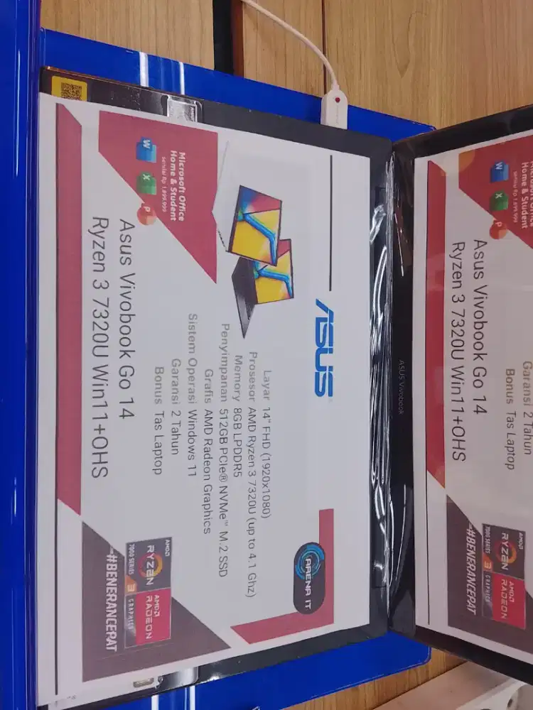 CICILAN ASUS VIVOBOOK GO 14 RYZEN 3 DP 0% FREE 2×