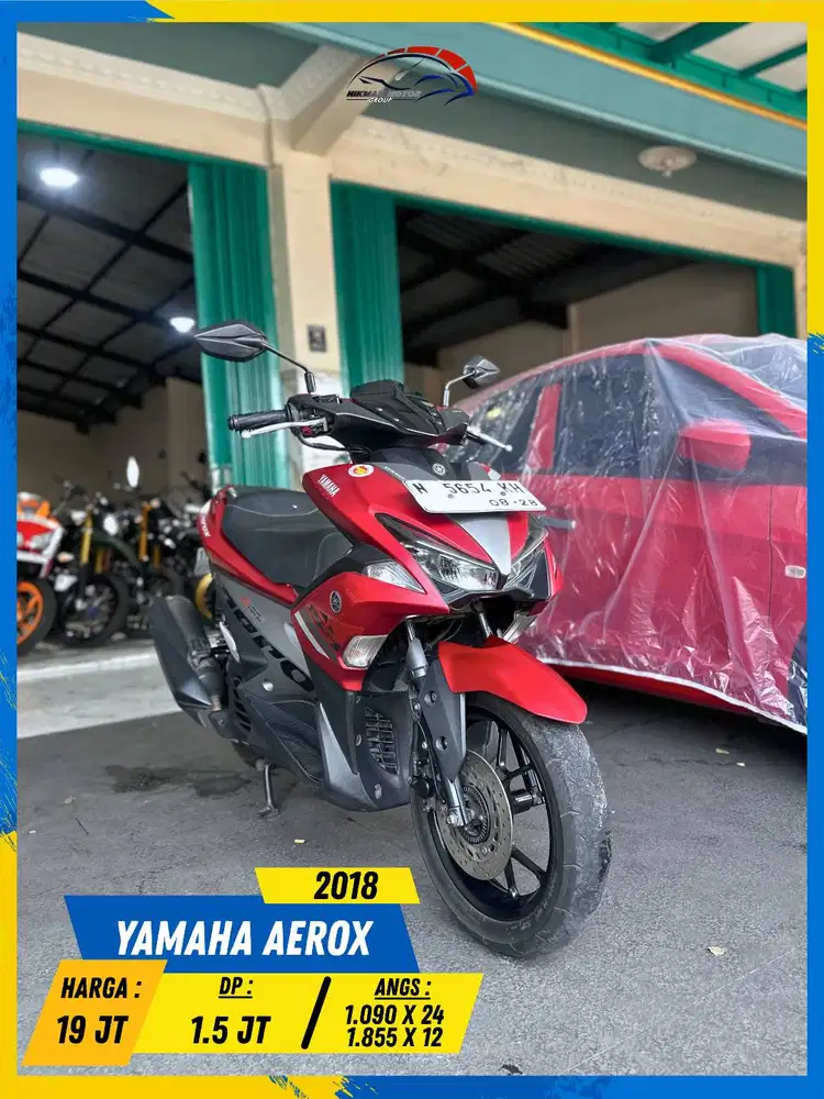 YAMAHA AEROX 2018 MANTAP GASSS MASZEHH HIKMAH MOTOR KEPUH