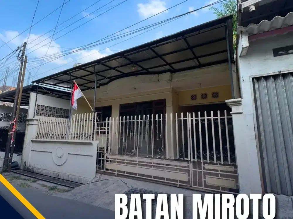 Dijual Rumah di Batan Miroto Semarang Tengah