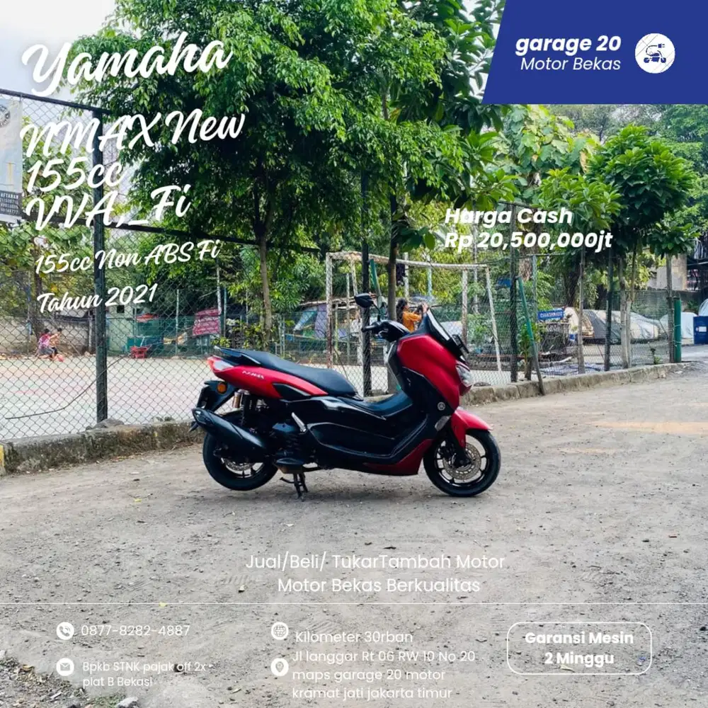 Yamaha All New Nmax 155cc VVA_Fi Bluecore Fi Tahun 2021