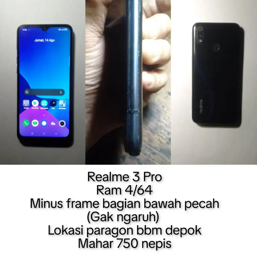 Dijual realme 3 pro