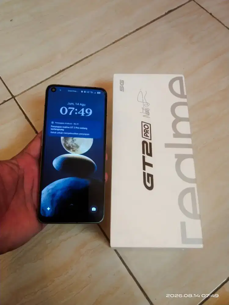 Realme GT 2 Pro 5G NFC ram 12/256gb mulus dan normal