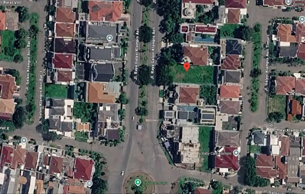 Dijual Kavling Lokasi Elit  Boulevard Araya 1 Surabaya Timur
