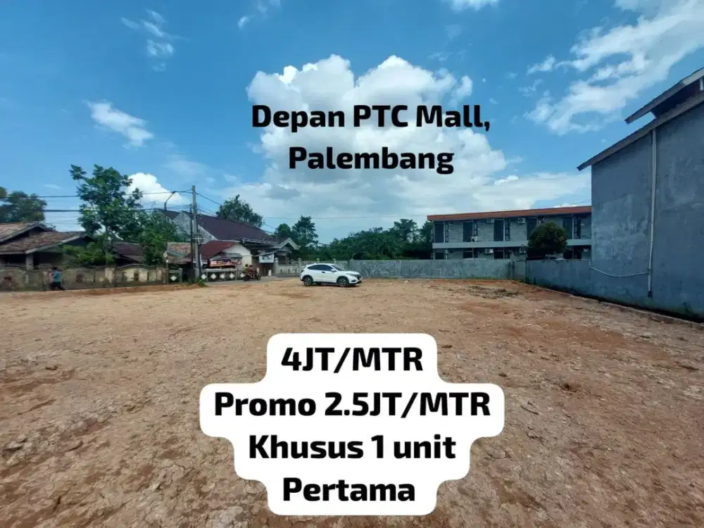 dijual cepat tanah depan ptc mall