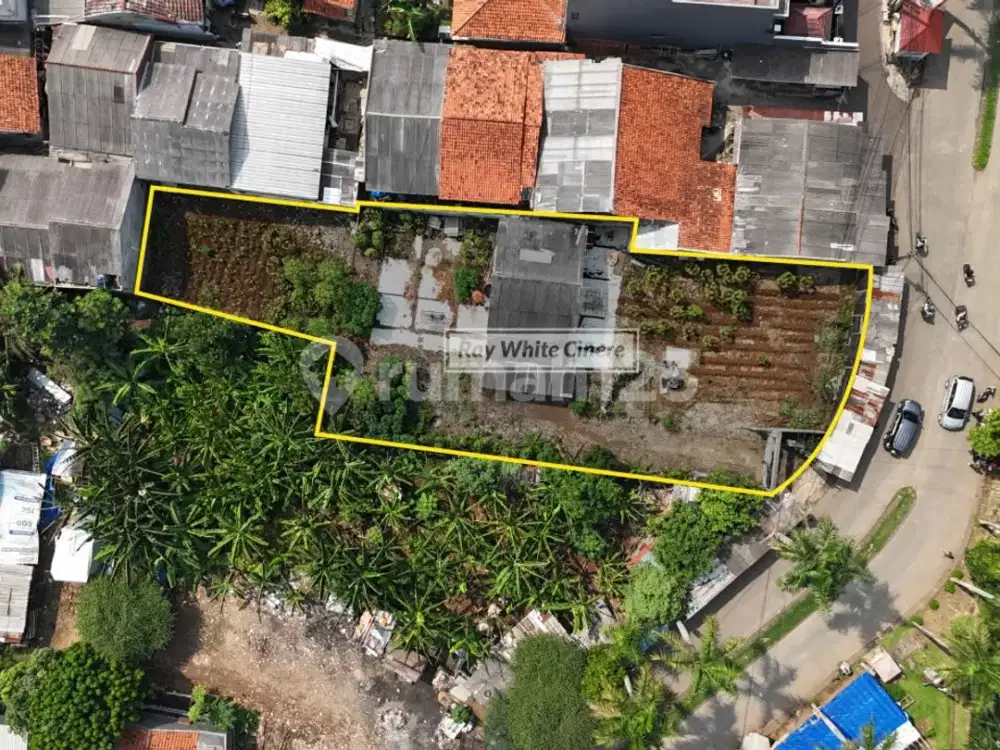 Tanah di Akses Jalan Utama Cinere Cocok Untuk Usaha Atau Cluster