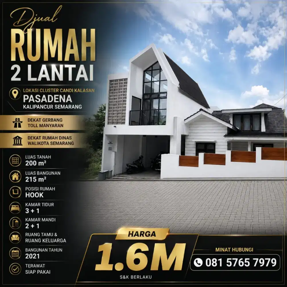 DIJUAL PASADENA MURAH MEWAH CEPAT SEGERA