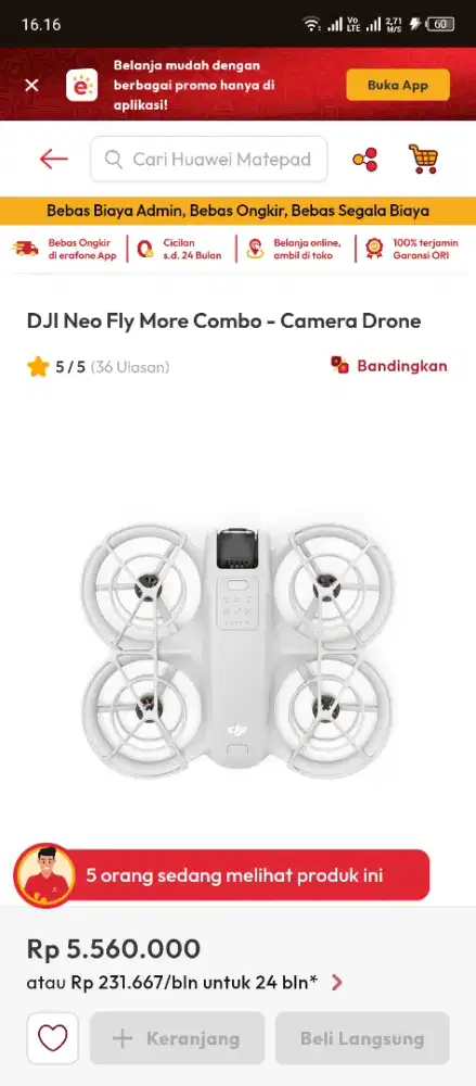 DJI NEO 2 Fly combo