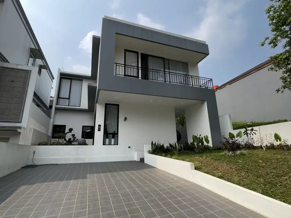 Rumah Modern Cluster Tamah Parahyangan, Dikelilingi Udara Sejuk & Pemandangan Bukit