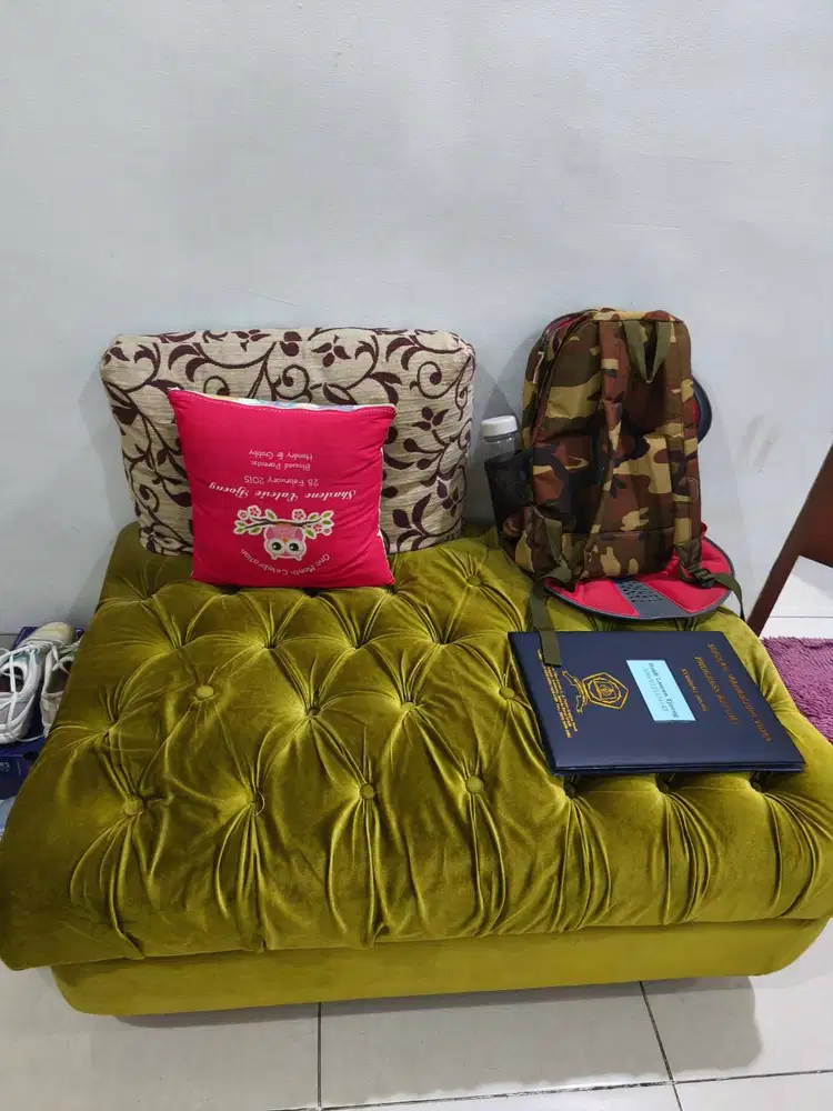 dijual sofa bench