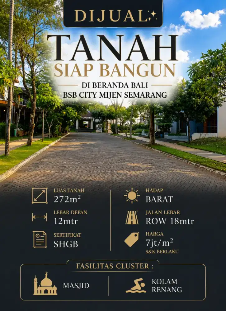 DIJUAL TANAH BERANDA BALI BARU MURAH CEPAT SEGERA