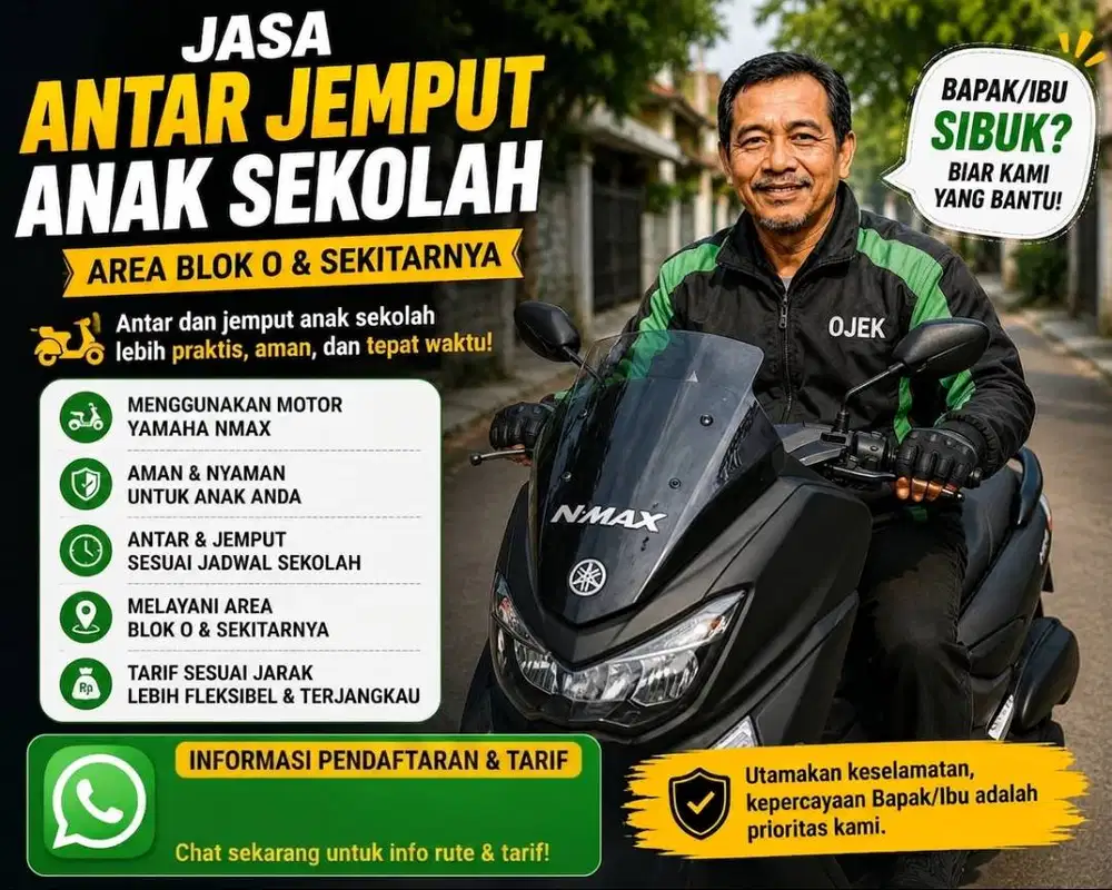 Antar Jemput Sekolah Bulanan