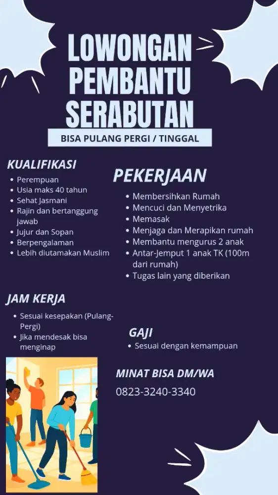 Lowongan ART serabutan