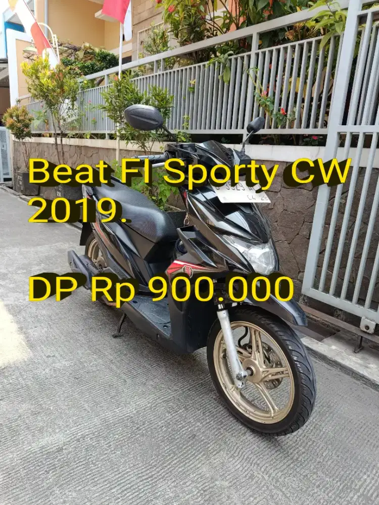 Beat 2019. Standar. Mulus. Original. Mengkilat. Ban OK. Cash/Kredit/TT