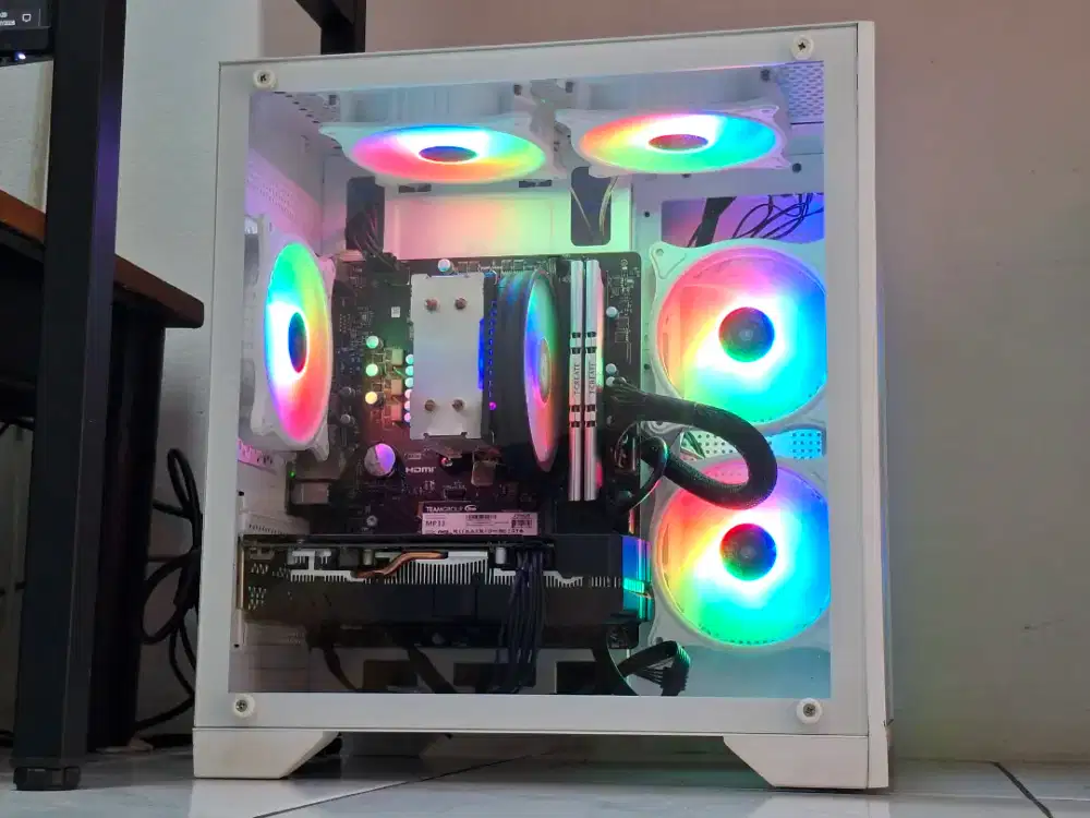 PC Gaming amd ryzen 5 2600 combo rx 580 8gb