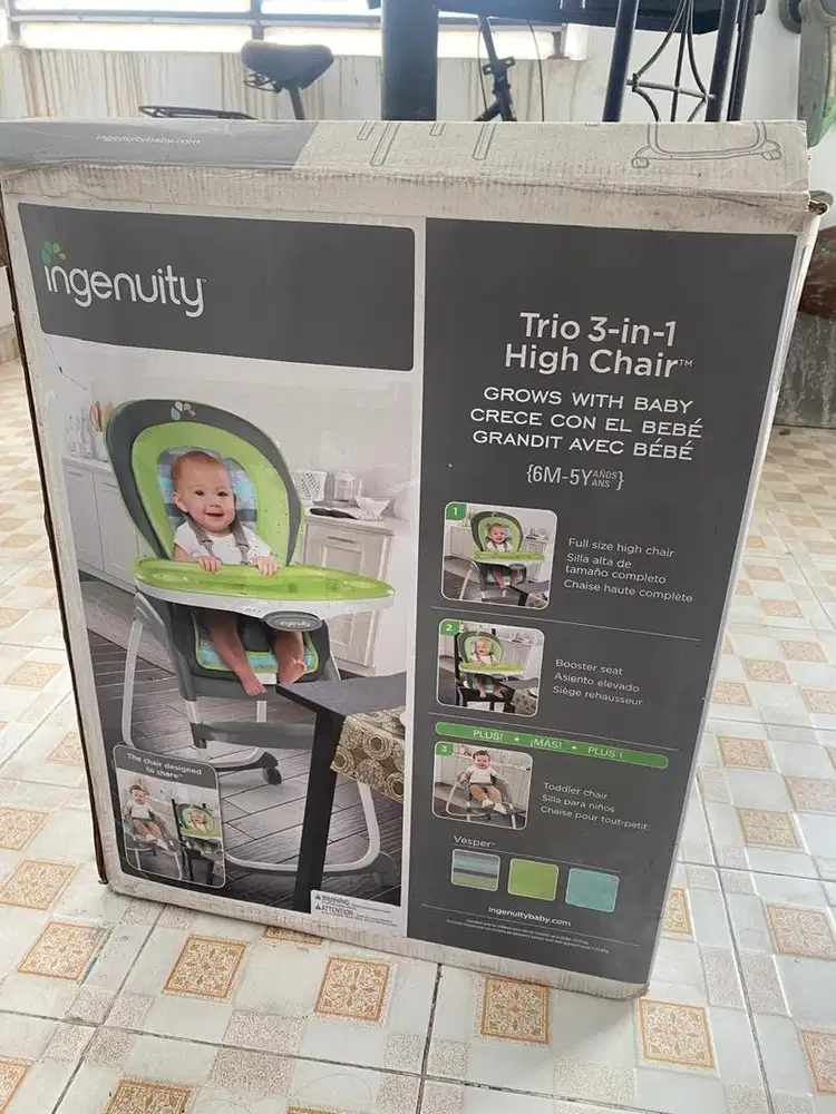 Ingenuity 3 in 1, mulus, cocok untuk anak bunda