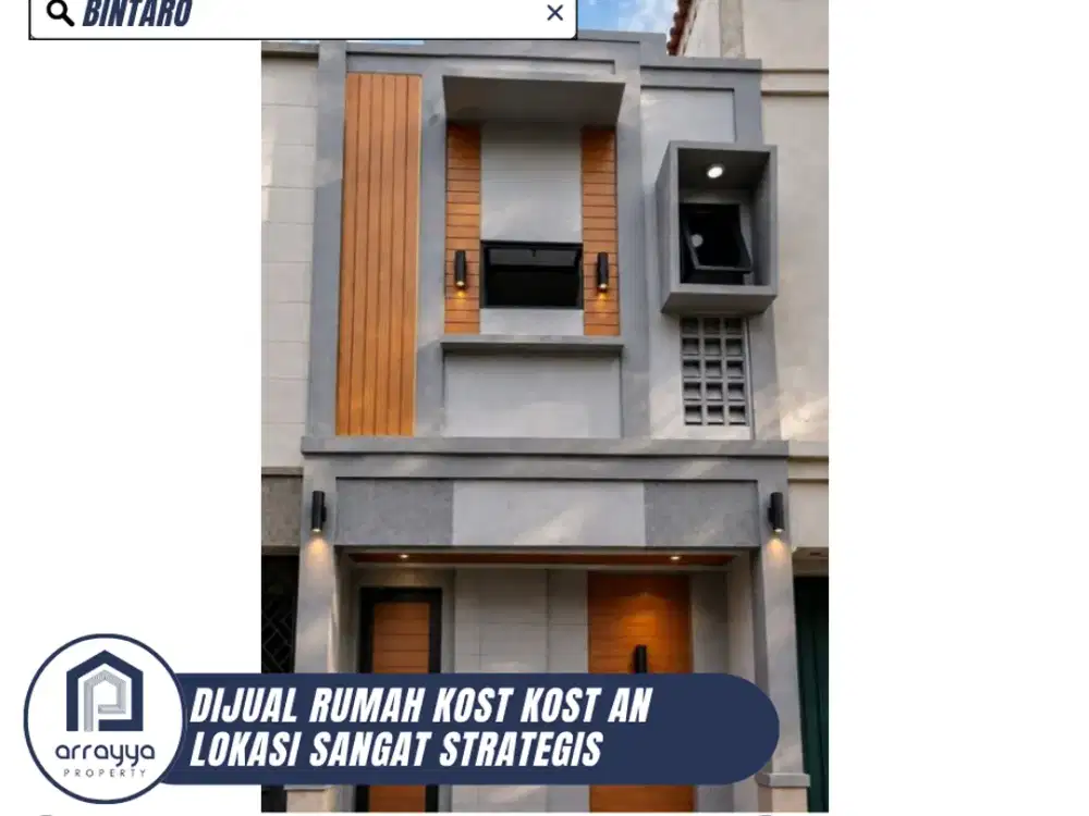 DIJUAL RUMAH KOST KOST AN PREMIUM SIAP HUNI FULL FURNISH LOKASI SANGAT STRATEGIS DI BINTARO (EN715)