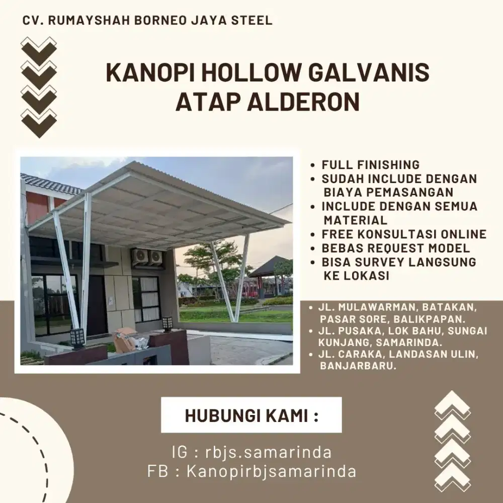 Kanopi Untuk Carport Rumah Anda