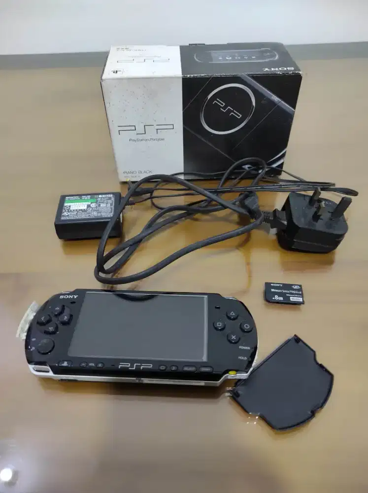 Sony PSP 3006 Game Console Piano Sony Original Hitam Mulus Original