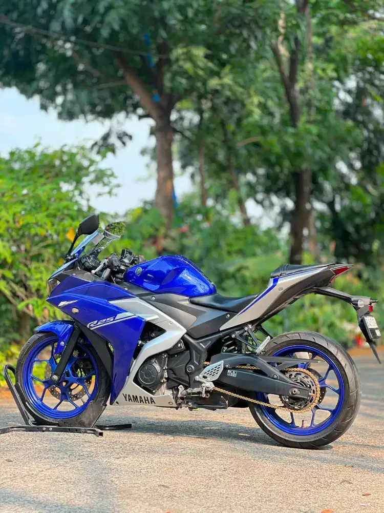 YAMAHA R25 OLD BIRU 2017 KM RENDAH PAJAK HIDUP SUPER MULUS