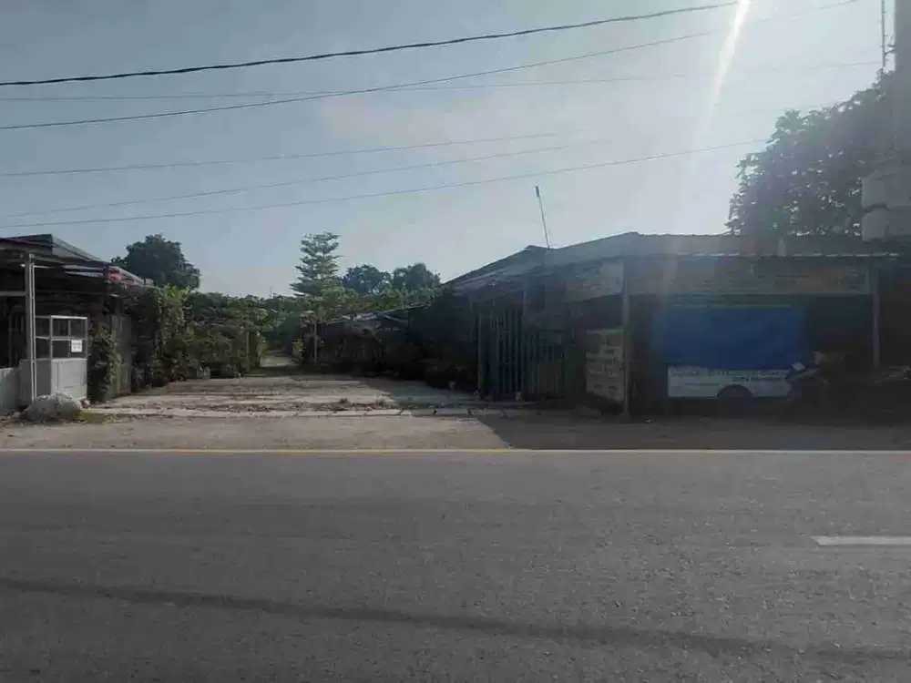Disewakan lahan komersil jalan raya perjuangan