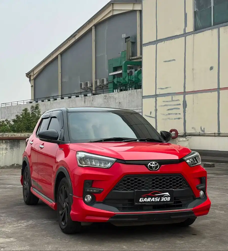 Toyota Raize GR Sport 1.0 Turbo S CVT AT 2021 Merah Non TSS Km 27 rb