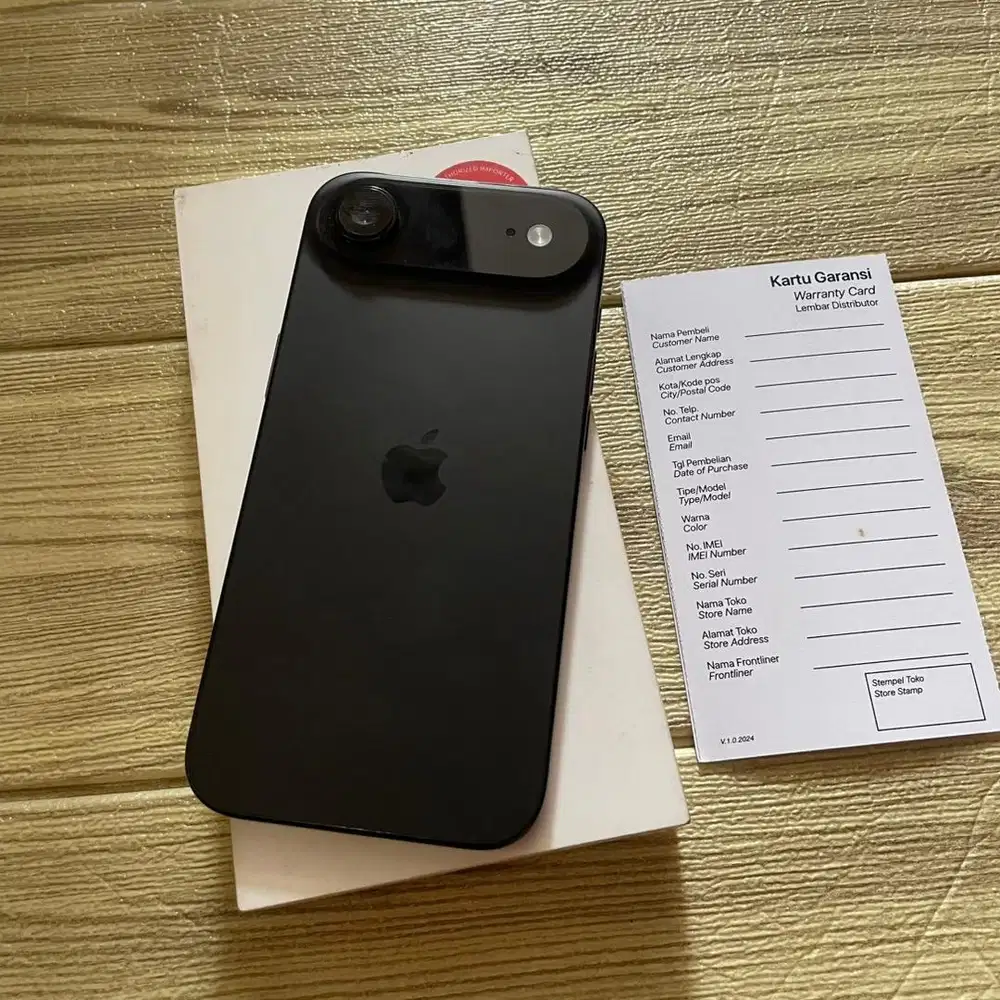 iphone 17 air 256gb black BH 100% ibox ON cc 30an Bisa COD dan TT
