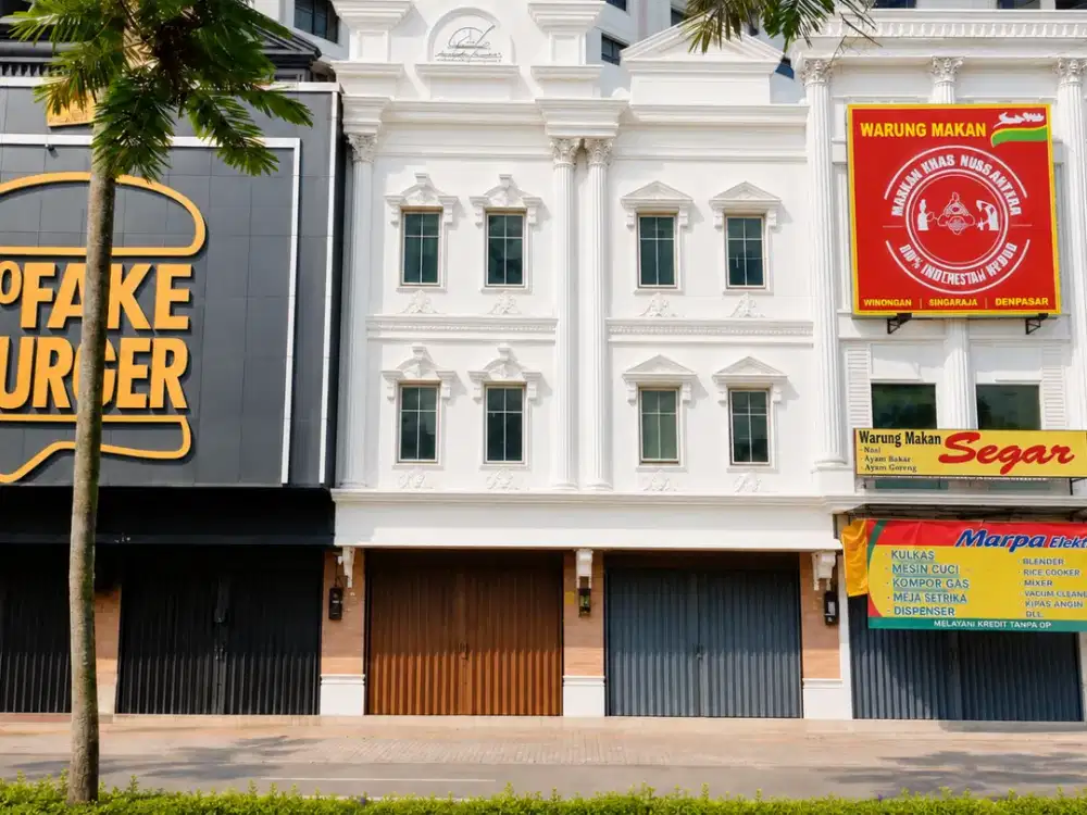 Dijual 2 Ruko Gandeng Gading Serpong 3 Lantai, Seberang Summarecon Mall Serpong