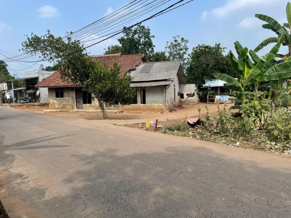 Tanah SHM 100Jtan di Cisauk - Pinggir Jalan - Cocok Investasi/Hunian - Dekat Stasiun Jatake