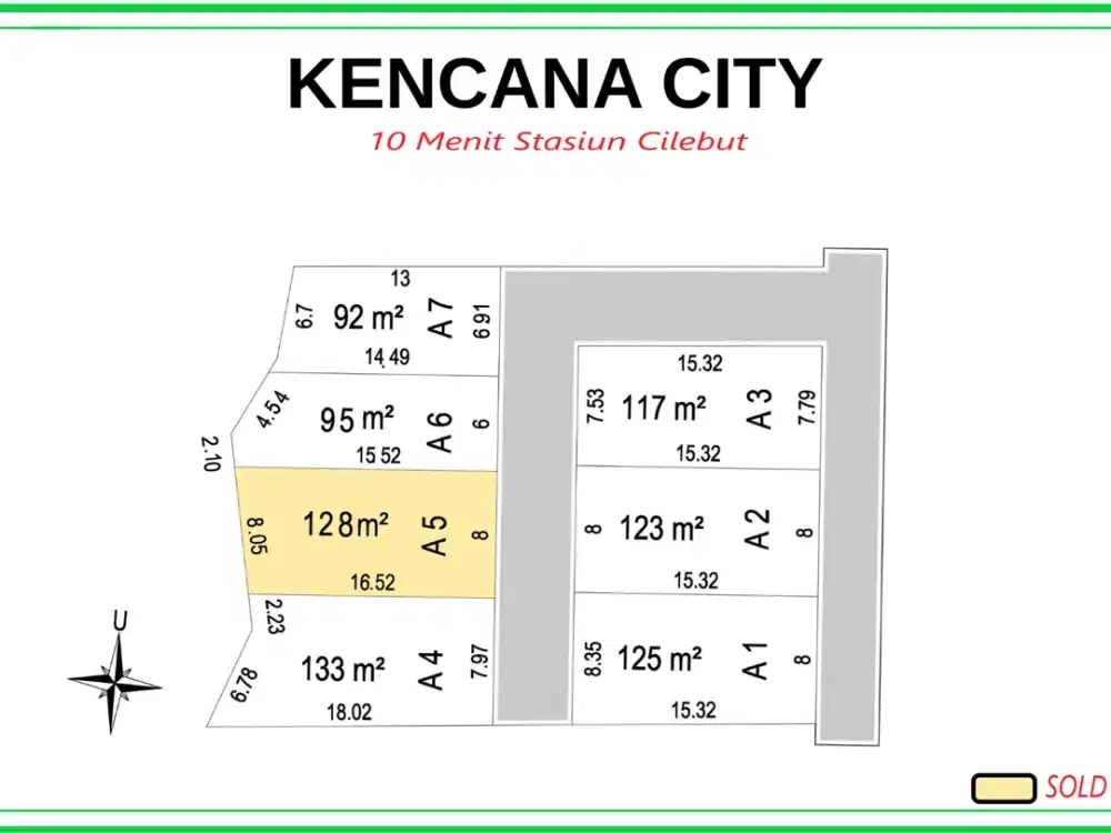 10 Menit Stasiun Cilebut Kavling Hunian Free SHM