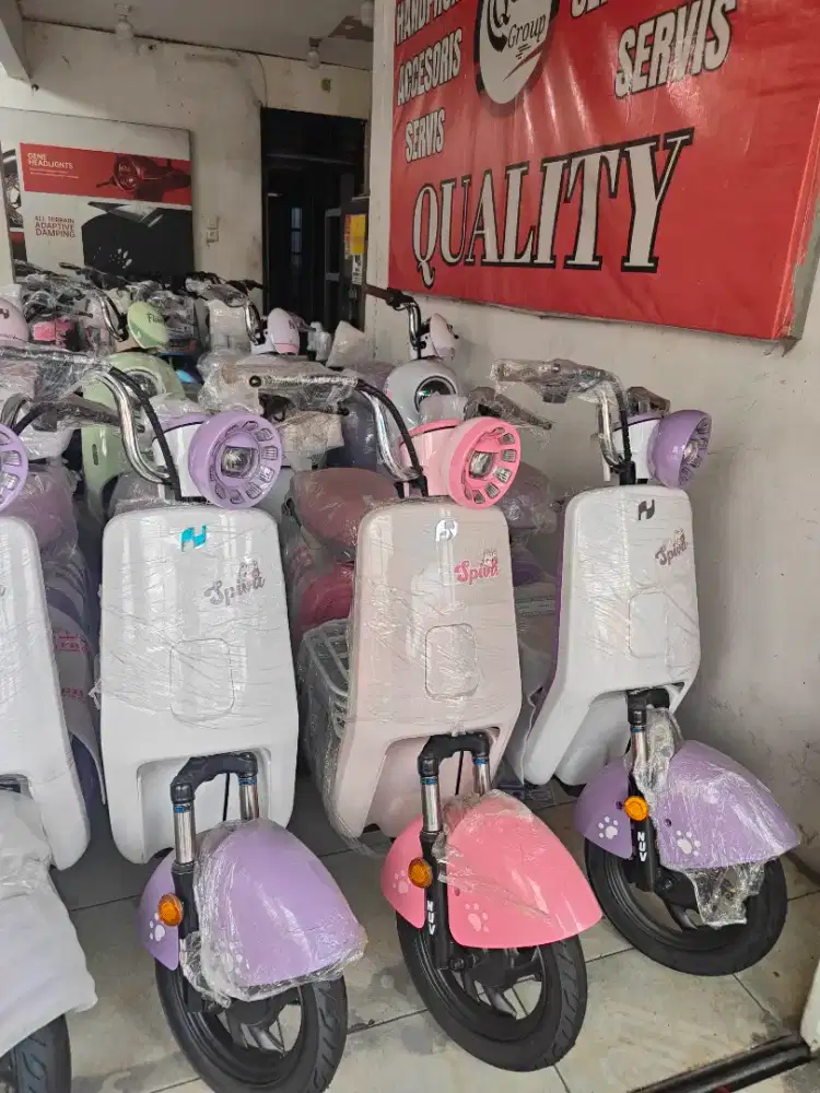 SEPEDA LISTRIK NUV F1 SPIVA GARANSI RESMI