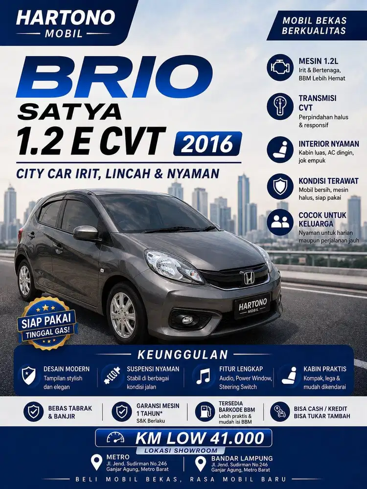 BRIO SATYA 1.2 E CVT