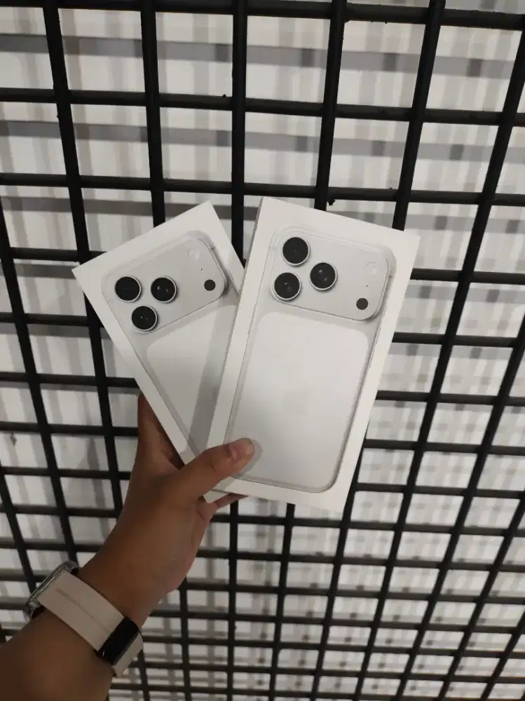 Promo iphone 17 pro silver new ibox