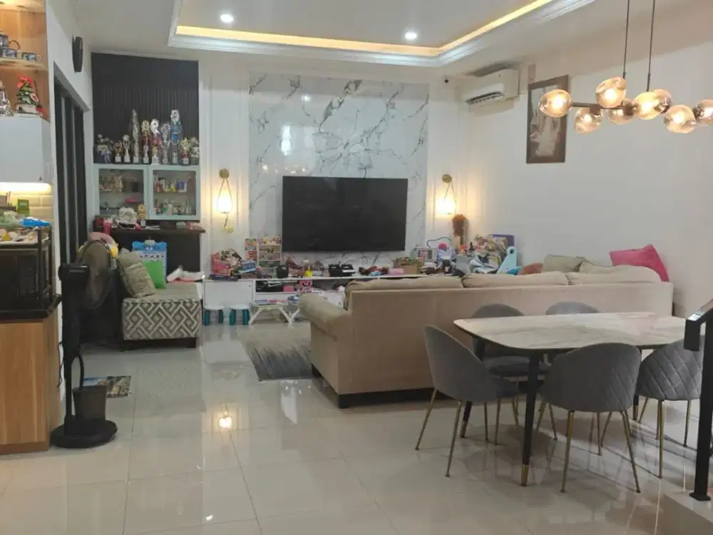DIJUAL RUMAH MILENIAL PIK 2 EXTENSION UK 8X15 (2 LANTAI) SEMI FURNISH BAGUS PPJB SIAP AJB MURAH BANGET