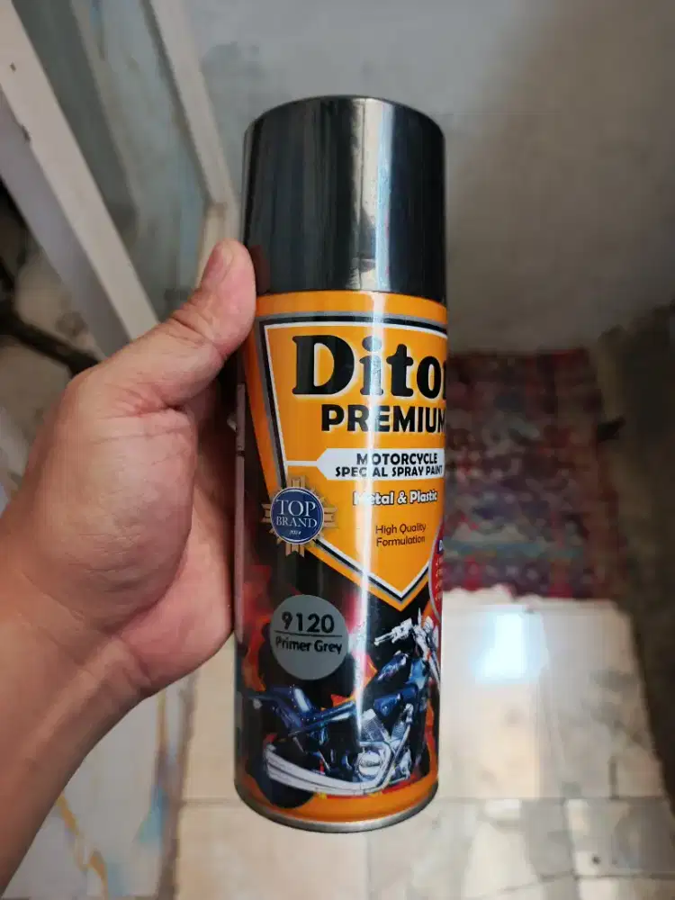 Cat Semprot Merk DITON 400cc warna Premium Grey(abu2)