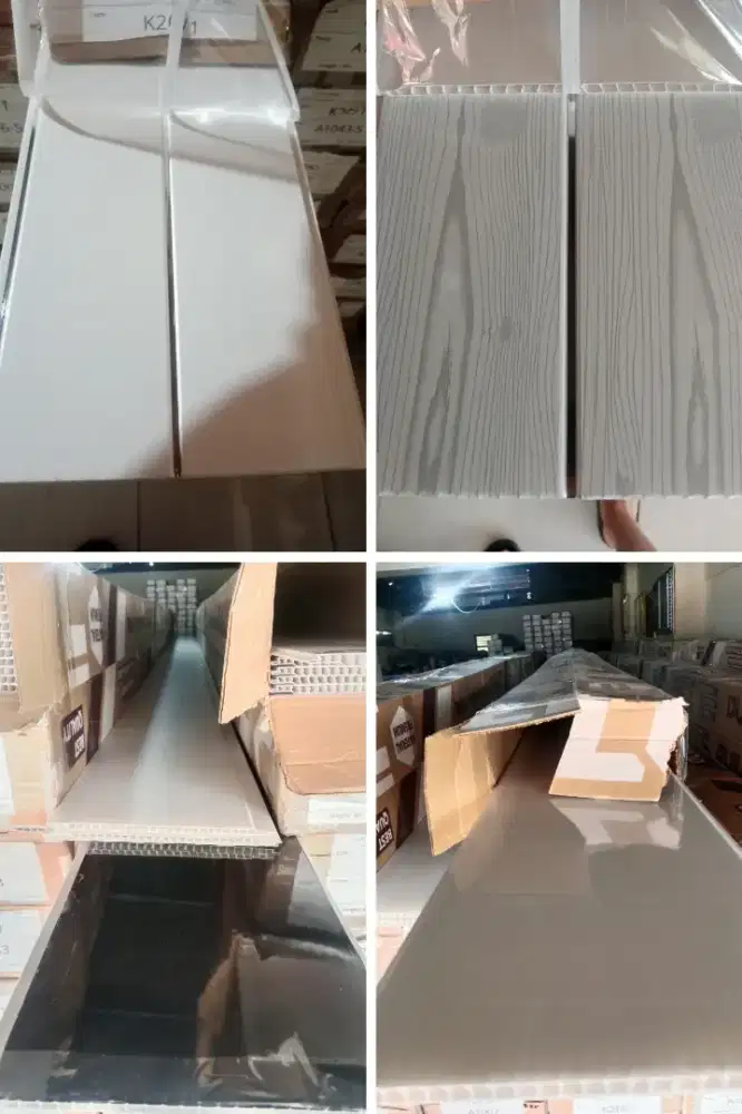 Plafon pvc dan wallpanel dinding minimalis