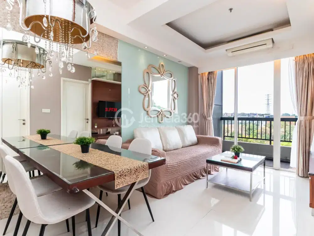 Disewakan Apartemen Silkwood Residence tipe 2BR Full Furnished | SKWC048