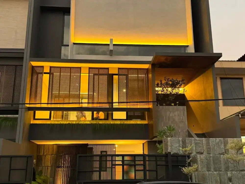 Dijual Rumah SUPER MEWAAHHH, New Minimalis Lux LOKASI PERUM. MANYAR KERTOADI SURABAYA