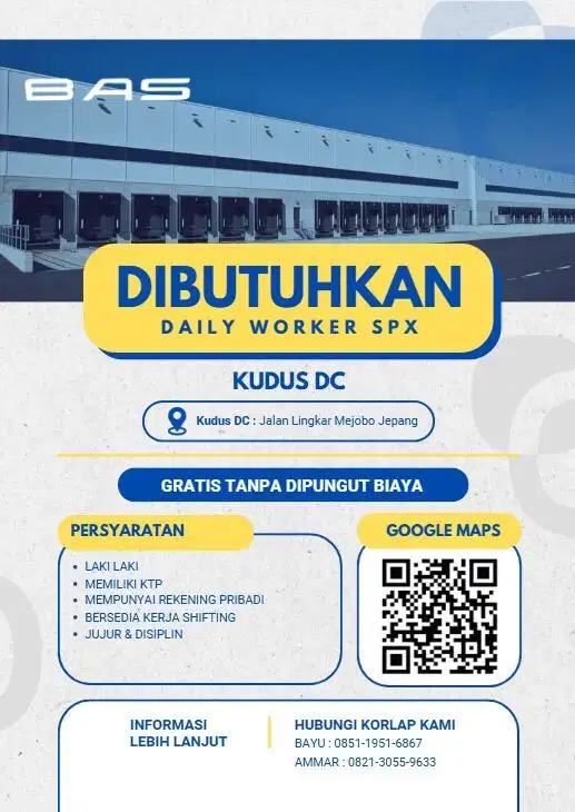 Dialy Worker SPX Kudus vendor BAS