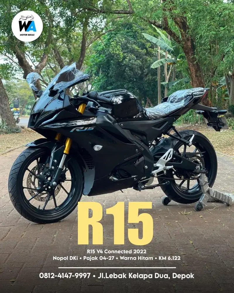 Kredit/Cash Yamaha R15 V4 Connected 2022 ISTIMEWA
