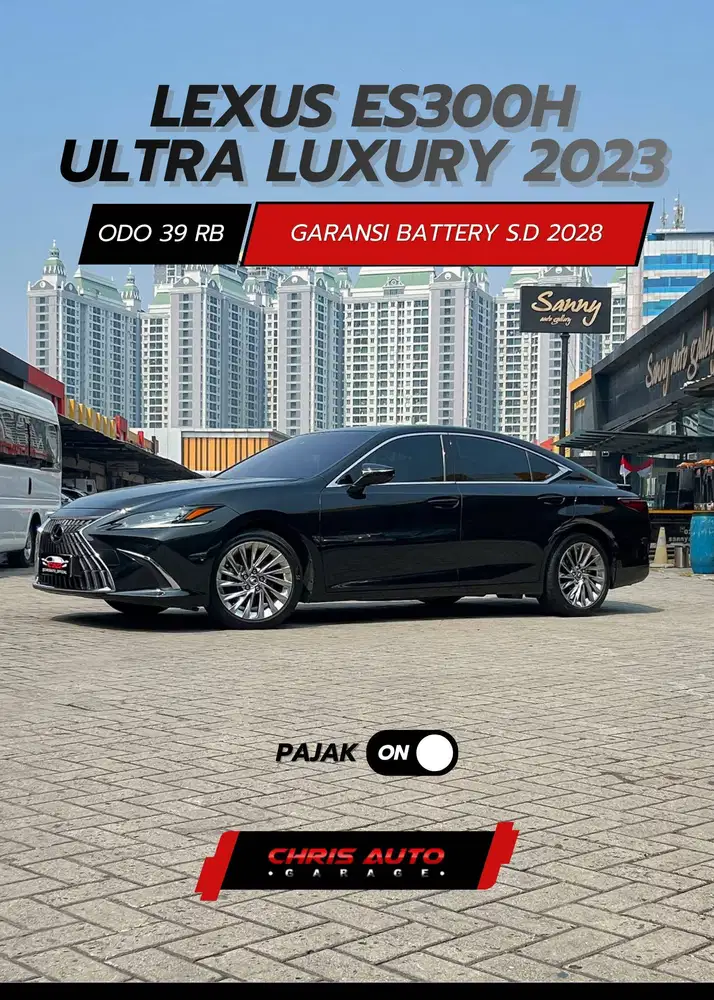 TDP 25jt Low Odo 39rb Lexus ES300 ES 300 Hybrid Ultra Luxury 2024 2023