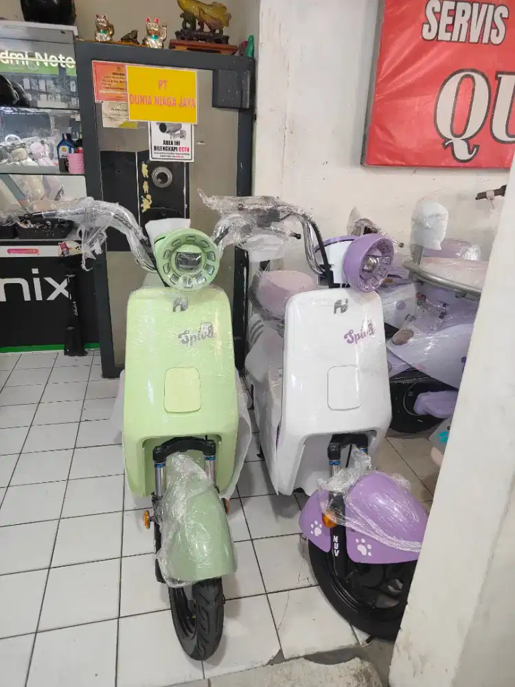 SEPEDA LISTRIK NUV F1 SPIVA GARANSI RESMI NUV INDONESIA