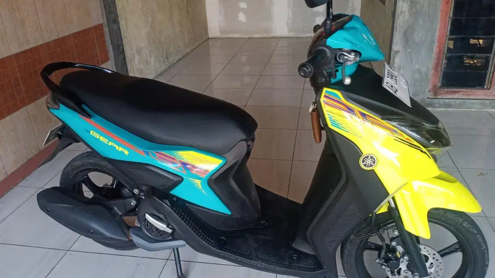 Gear 125 f1 hijau kuning 2023 Gbm gandu_baru_motor