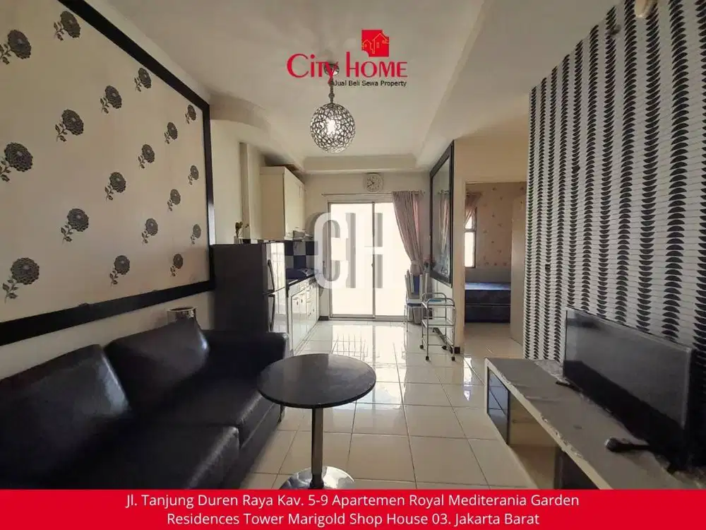 Sewa Murah Apartemen 2 Kamar Lantai Rendah Full Furnished Siap Huni