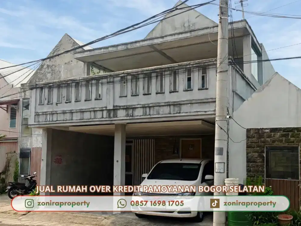 Over Kredit Rumah Bogor Selatan 2 Lantai Tanpa BI Checking dkt Kebun Raya