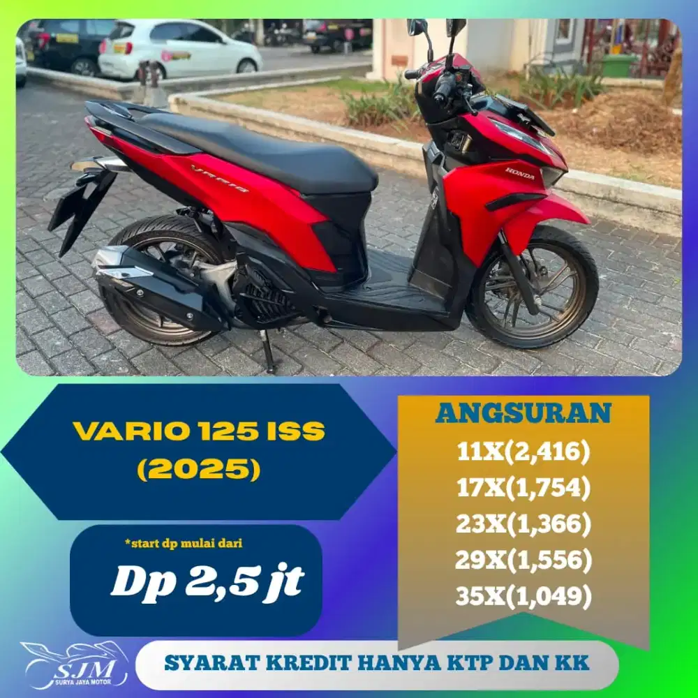 HONDA VARIO 125 CBS ISS 2024 BONUS BALIK NAMA
